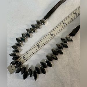 Adjustable necklace belt or bracelet